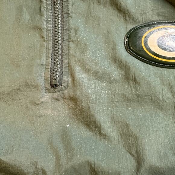 Vintage Green Bay Packers Pro Player 1/4 Zip Pullover Jacket Men's XL Green - Picture 13 of 13